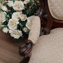 Load image into Gallery viewer, x SOLD Antique English Chaise, Oval Back Medallion Settee, English Rosewood Lounge B11121