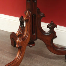 Load image into Gallery viewer, x SOLD Antique French Mahogany Gothic Church Loo Table, Side Table, Wine Table. B9800