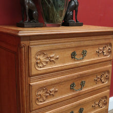 Load image into Gallery viewer, x SOLD Vintage Chest of Drawers, French 4 Drawer Hall Cabinet Cupboard, Lingerie Chest B10954