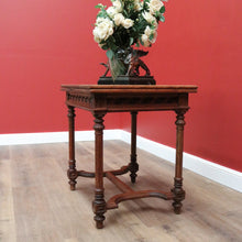Load image into Gallery viewer, x SOLD Antique French Sofa Table, Drawer Leaf Study Desk, Hall Table Lamp Side Table B10635