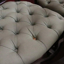 Load image into Gallery viewer, x SOLD Set of 6 Antique English Dining Chairs, Mahogany Balloon Back Kitchen Chairs B10796