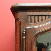 Load image into Gallery viewer, x SOLD Vintage French Oak with 4 Carved Doors 2 drawers Bookcase China Display Cabinet B10699