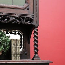 Load image into Gallery viewer, x SOLD Antique French Oak Sideboard 2 Height Cabinet Cupboard, one of 2. B10213