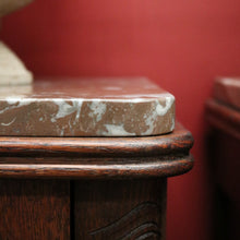 Load image into Gallery viewer, x SOLD Antique French Lamp Tables with Marble Tops, Bedside Cabinets, Hall Cupboards B10640