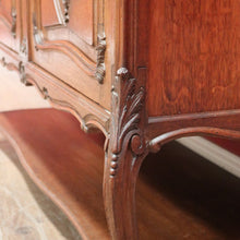 Load image into Gallery viewer, x SOLD Antique French Sideboard, Oak and Marble Top French Two Drawer Hall Cupboard B10879