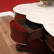 Load image into Gallery viewer, x SOLD Antique English Washstand, Mahogany and Marble Top Hall Table, Console Table B11101