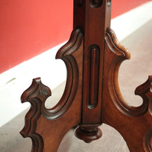 Load image into Gallery viewer, x SOLD Antique French Mahogany Gothic Church Loo Table, Side Table, Wine Table. B9800