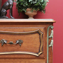 Load image into Gallery viewer, x SOLD Antique French Chest of Drawers, French Oak Hall Cabinet, Foyer Entry Cupboard B10663