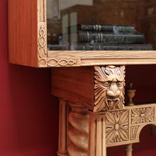 Load image into Gallery viewer, x SOLD Vintage French Drinks Cabinet, Bleached Oak Hall Display Cupboard, Sideboard B10648