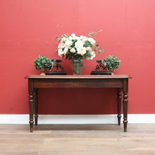 Load image into Gallery viewer, Antique English Mahogany Table, Country Farmhouse Hall Table, Sofa Entry Table. B11155