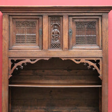 Load image into Gallery viewer, x SOLD Antique French Sacrament Cabinet, Church, Court Cabinet, Sideboard Bookcase Oak. B10330