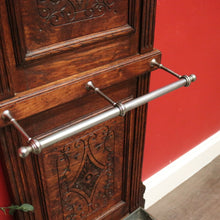 Load image into Gallery viewer, x SOLD Antique French Mirror Back Hall Stand Umbrella Stand, Coat Rack, Umbrella Holder B10500