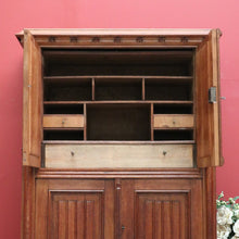 Load image into Gallery viewer, x SOLD Antique Church Cabinet, Antique 4 Door Gothic French Cupboard Sideboard Cabinet B10755