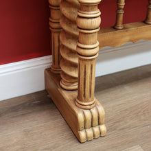 Load image into Gallery viewer, x SOLD Vintage French Drinks Cabinet, Bleached Oak Hall Display Cupboard, Sideboard B10648