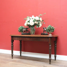 Load image into Gallery viewer, x SOLD Antique English Mahogany Table, Country Farmhouse Hall Table, Sofa Entry Table. B11155