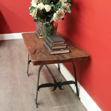 Load image into Gallery viewer, x SOLD Vintage French Spanish Medieval Style Coffee Table, Hand Forged Iron and Oak. B9943