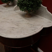 Load image into Gallery viewer, x SOLD Antique English Washstand, Mahogany and Marble Top Hall Table, Console Table B11101