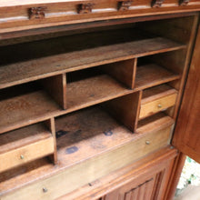 Load image into Gallery viewer, x SOLD Antique Church Cabinet, Antique 4 Door Gothic French Cupboard Sideboard Cabinet B10755