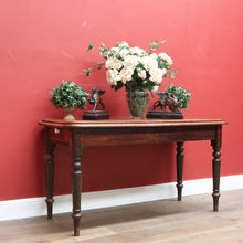 Load image into Gallery viewer, x SOLD Antique English Mahogany Table, Country Farmhouse Hall Table, Sofa Entry Table. B11155