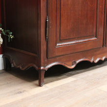 Load image into Gallery viewer, Antique French Oak Cloak Cabinet, French Armoire, Hall Cabinet, Wardrobe, Press B10593