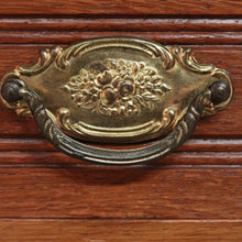 Load image into Gallery viewer, x SOLD Antique French Dressing Table, Mirror Back Sideboard, Cabinet, Cupboard in Oak B10629