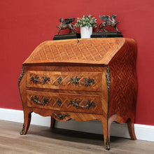 Load image into Gallery viewer, x SOLD Antique French Good Quality Louis XVI style Fall Front Writing Bureau Desk with Chest of Drawers B10725