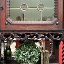 Load image into Gallery viewer, x SOLD Antique French Oak Sideboard 2 Height Cabinet Cupboard, one of 2. B10213