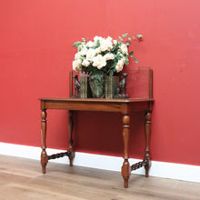 Load image into Gallery viewer, x SOLD Antique Glass Back Banker's Desk or Banker's Table, Australian Maple Office Desk B10790