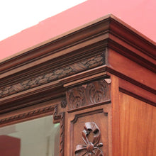 Load image into Gallery viewer, x SOLD Antique French Walnut Bookcase, French Linen Press or Walnut China Cabinet Glass B11111