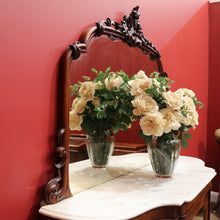 Load image into Gallery viewer, x SOLD Antique English Credenza, or Marble Top , Mirror Back Sideboard or Hall Cabinet
