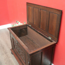Load image into Gallery viewer, x SOLD Antique French Coffer French Oak Blanket Box Lift Lid Storage Trunk Coffee Table B10568