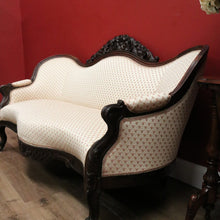 Load image into Gallery viewer, x SOLD Antique English Chaise, Sofa, Lounge. Mahogany Settee, 3 seat Armchair Lounge B10971