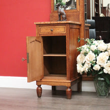 Load image into Gallery viewer, x SOLD Dressing Table, Antique French Oak and Bevelled Mirror Dressing Table Dresser B10469