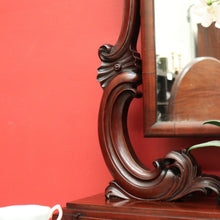 Load image into Gallery viewer, x SOLD Antique Dressing Table, Antique English Mahogany 6 Drawer Mirror Dressing Table. B9671