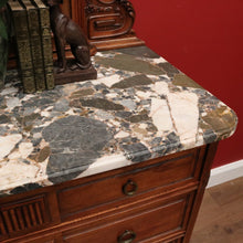 Load image into Gallery viewer, x SOLD Antique French Chest of Drawers Mirror Back Dressing Table, Antique Hall Cabinet B10822