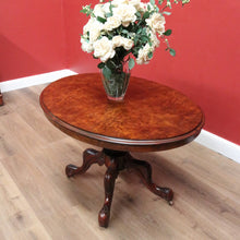 Load image into Gallery viewer, x SOLD Antique English Burr Walnut Table, Sofa Table, Hall Table, Coffee, Centre Table B10798