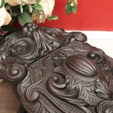 Load image into Gallery viewer, x SOLD Antique French Cast Iron Coal Scuttle Magazine Holder Kindling Holder Fire Tool. B10019