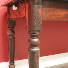 Load image into Gallery viewer, x SOLD Antique English Mahogany Table, Country Farmhouse Hall Table, Sofa Entry Table. B11155