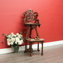 Load image into Gallery viewer, x SOLD Antique French Hotel Shoe Shine Chair, Barbers Chair, Orchestra Music Chair. B9948