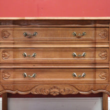 Load image into Gallery viewer, x SOLD Vintage French Chest of Drawers, Square Parquetry Top Chest of 3 Drawers B10905