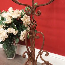 Load image into Gallery viewer, x SOLD Vintage French Wrought Iron 4 Branch Candelabra, Vintage Candle Stick Holder. B10361