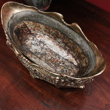 Load image into Gallery viewer, x SOLD Antique French Brass Jardinière, Plant Pot, Antique Table, Cupboard Jardinière B10821
