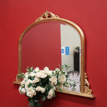 Load image into Gallery viewer, x SOLD Vintage Gilt Frame Bevelled Mirror Sideboard Mirror Over Mantel or Hall Mirror. B10328