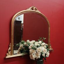 Load image into Gallery viewer, x SOLD Vintage Gilt Frame Bevelled Mirror Sideboard Mirror Over Mantel or Hall Mirror. B10328