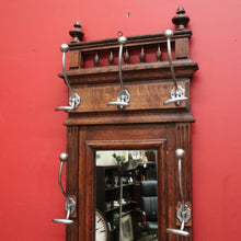Load image into Gallery viewer, x SOLD Antique French Mirror Back Hall Stand Umbrella Stand, Coat Rack, Umbrella Holder B10500