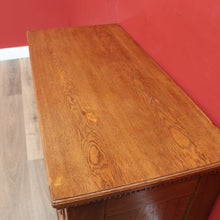 Load image into Gallery viewer, x SOLD Antique French Sideboard, Art Deco Oak 2 Drawer Drinks Cupboard, Hall Cabinet B10685