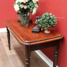 Load image into Gallery viewer, x SOLD Antique English Mahogany Table, Country Farmhouse Hall Table, Sofa Entry Table. B11155