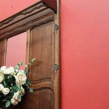 Load image into Gallery viewer, x SOLD Antique French Oak Hall Stand, Mirror Back Hall Tree Coat Rack. Umbrella Stand. B9825