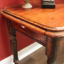 Load image into Gallery viewer, x SOLD Antique English Mahogany Table, Country Farmhouse Hall Table, Sofa Entry Table. B11155
