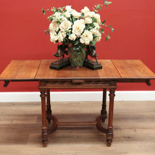 Load image into Gallery viewer, x SOLD Antique French Sofa Table, Drawer Leaf Study Desk, Hall Table Lamp Side Table B10635